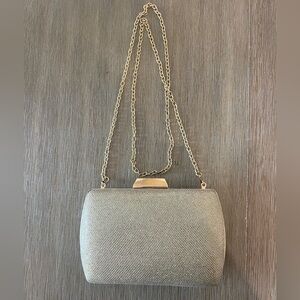 Kelly & Katie Princess Pleat Clutch, Gold Metallic Purse